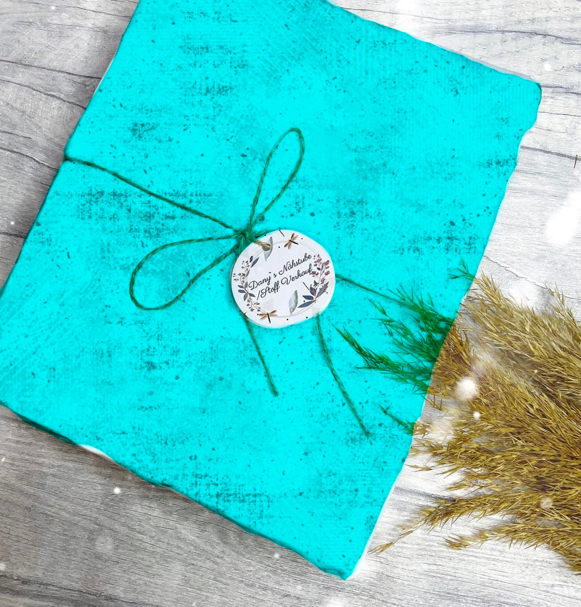 Grunge Optik Türkis Augustvorbestellung